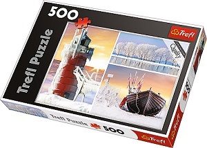 Пазл 500 дет. "Зима" Пазл 500 дет. "Зима" Trefl