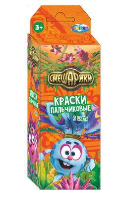 Набор пальчиковых красок "Смешарики" 3 цвета*20мл Набор пальчиковых красок "Смешарики" 3 цвета*20мл