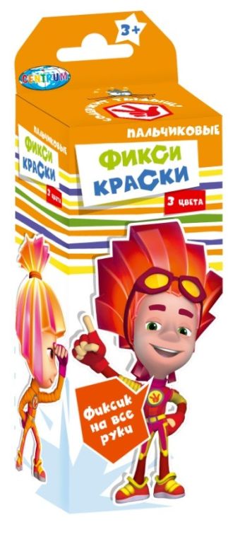 Набор пальчиковых красок "Фиксики" 3 цвета*20мл Набор пальчиковых красок "Фиксики" 3 цвета*20мл