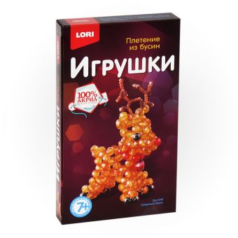 Игрушки. Плетение из бусин "Северный олень" Игрушки. Плетение из бусин "Северный олень"
