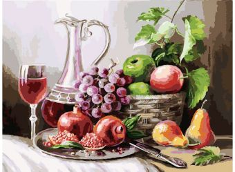 Живопись на холсте 30*40 см. Натюрморт с фруктами (129-AS) Живопись на холсте 30*40 см. Натюрморт с фруктами (129-AS)