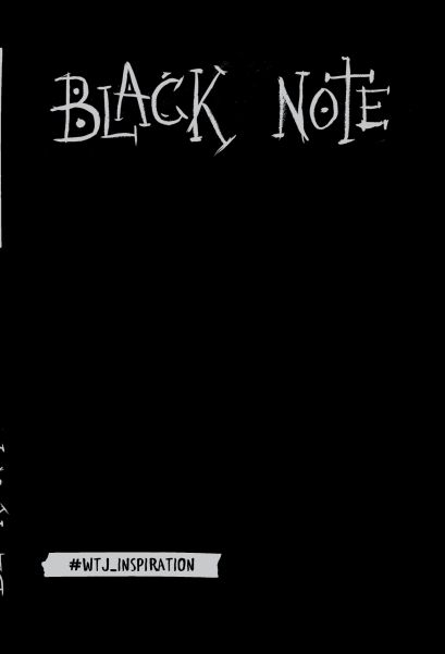 Black Note. Креативный блокнот с черными страницами (мини формат, круглые углы) - фото 1