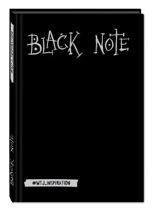 

Black Note. Креативный блокнот с черными страницами (мини формат, круглые углы)