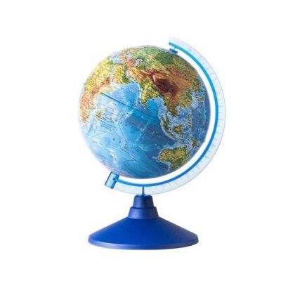 Глобус Земли физический рельефный. Диаметр 320мм - фото 1