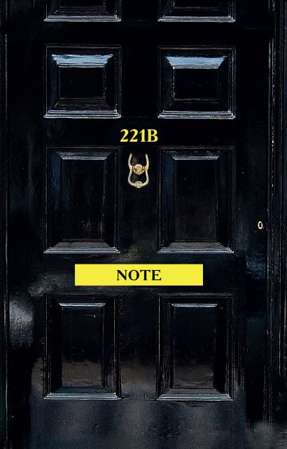 Шерлок. 221b Note. Стильный блокнот для поклонников великого сыщика (твердый переплет) - фото 1