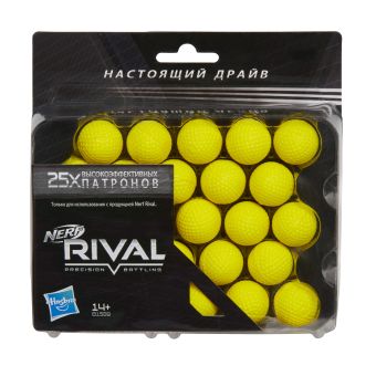 NERF РАЙВАЛ 25 ШАРИКОВ (B1589) NERF РАЙВАЛ 25 ШАРИКОВ (B1589) NERF