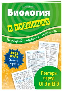 Биология в таблицах