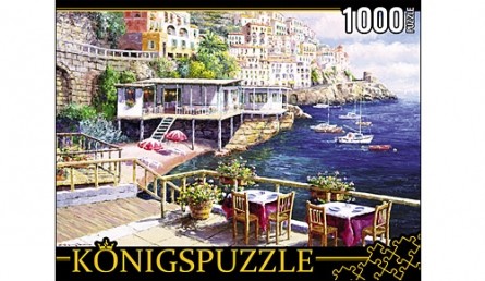 Königspuzzle. ПАЗЛЫ 1000 элементов. АЛК1000-6484 КАФЕ У МОРЯ Königspuzzle. ПАЗЛЫ 1000 элементов. АЛК1000-6484 КАФЕ У МОРЯ