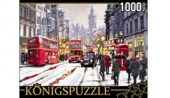 Königspuzzle. ПАЗЛЫ 1000 элементов. АЛК1000-6491 ЗАСНЕЖЕННЫЙ ЛОНДОН Königspuzzle. ПАЗЛЫ 1000 элементов. АЛК1000-6491 ЗАСНЕЖЕННЫЙ ЛОНДОН