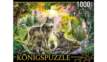 Königspuzzle. ПАЗЛЫ 1000 элементов. МГК1000-6472 СЕМЬЯ ВОЛКОВ Königspuzzle. ПАЗЛЫ 1000 элементов. МГК1000-6472 СЕМЬЯ ВОЛКОВ