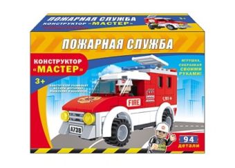 Конструктор. ПОЖАРНАЯ СЛУЖБА (Арт. К-6767) коробка 18,5*13*4,5 см (94 детали) Конструктор. ПОЖАРНАЯ СЛУЖБА (Арт. К-6767) коробка 18,5*13*4,5 см (94 детали)