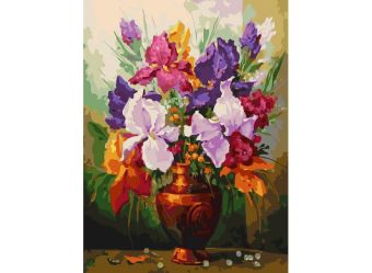Живопись на холсте 30*40 см. Ирисы (144-AS) Живопись на холсте 30*40 см. Ирисы (144-AS)