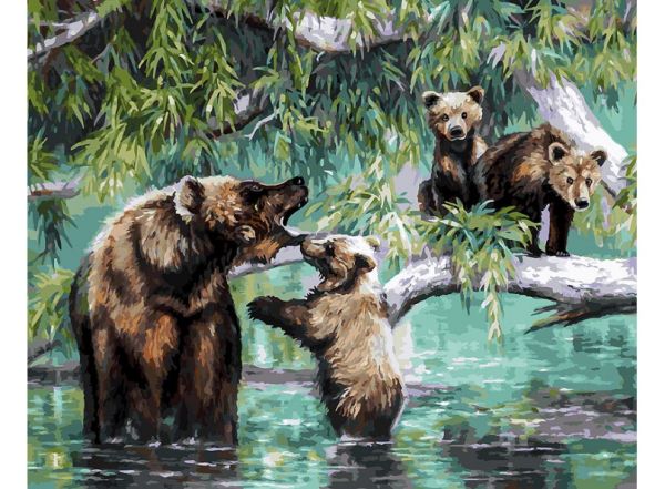 Живопись на холсте 40*50 см. Водные процедуры (185-AB) Живопись на холсте 40*50 см. Водные процедуры (185-AB)