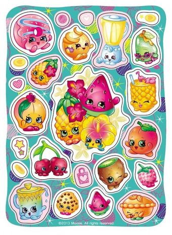 Shopkins. 100 наклеек (зеленая) Shopkins. 100 наклеек (зеленая) Мазанова Е. К.