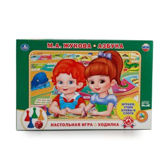 НАСТОЛЬНАЯ ИГРА-ХОДИЛКА "УМКА" БУКВАРЬ ЖУКОВОЙ В РУСС. КОР. в кор.20шт НАСТОЛЬНАЯ ИГРА-ХОДИЛКА "УМКА" БУКВАРЬ ЖУКОВОЙ В РУСС. КОР. в кор.20шт Умка