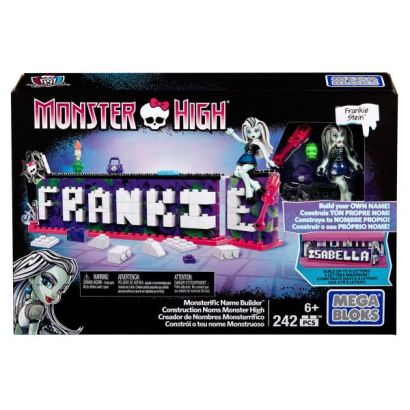 Конструктор mega bloks табличка для имени monster high