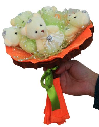 

Букет из мягких игрушек - набор для творчества. Шоколадные конфеты букет (5MC)