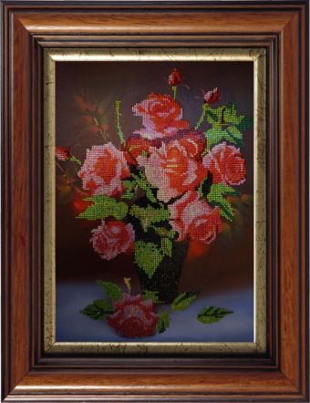 Картины со стразами. Букет роз (CK079) Картины со стразами. Букет роз (CK079)