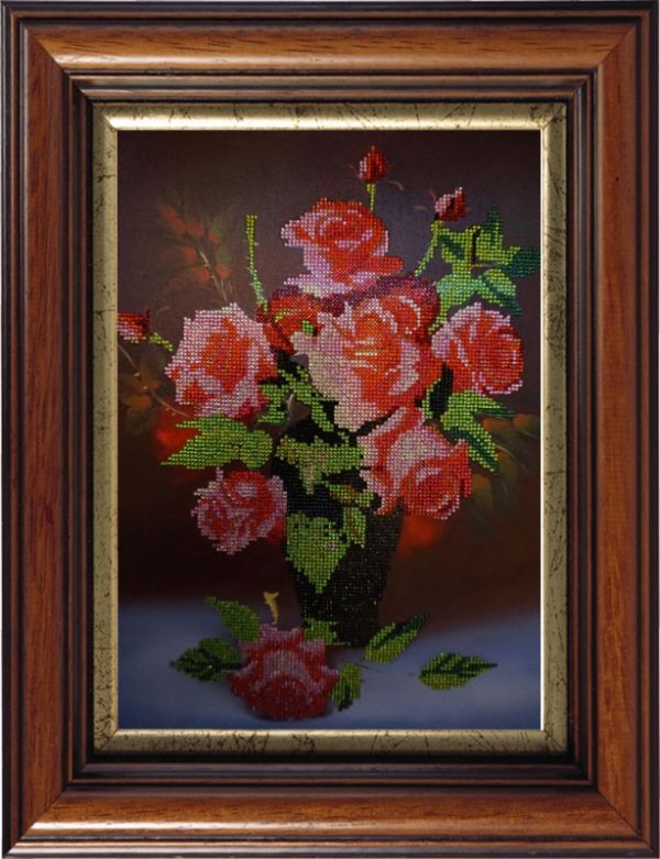 Картины со стразами. Букет роз (CK079) Картины со стразами. Букет роз (CK079)