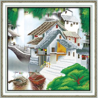 Мозаичные картины. Китайская деревня (80109) Мозаичные картины. Китайская деревня (80109)