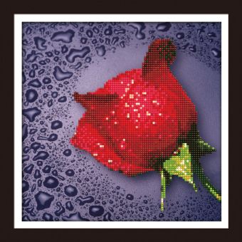 Мозаичные картины. Красная роза (80209) Мозаичные картины. Красная роза (80209)