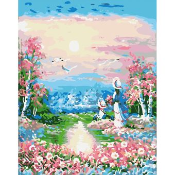 

Холст с красками 40х50 см по номерам. НЕЖНЫЙ ПЕЙЗАЖ (Арт. B693)