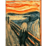 Холст с красками 40х50 см по номерам. ЭДВАРД МУНК. КРИК (Арт. B386) Холст с красками 40х50 см по номерам. ЭДВАРД МУНК. КРИК (Арт. B386)