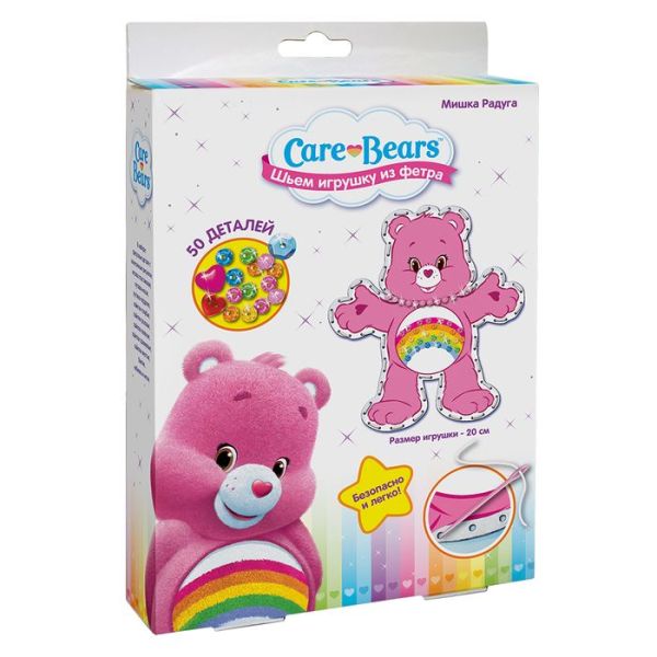 Шьем игрушку из фетра Мишка "РАДУГА", Care Bears Шьем игрушку из фетра Мишка "РАДУГА", Care Bears Заботливые мишки