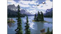 

Раскраска по номерам. Формат А4. ГОРНОЕ ОЗЕРО (Арт. Р-5648)