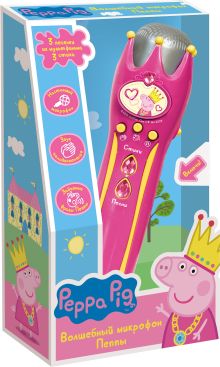 Музыкальный микрофон с усилителем ТМ Peppa Pig