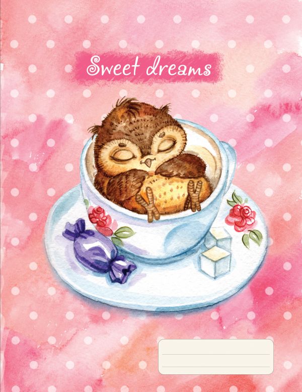Тетрадь Совы. Sweet Dreams (48 л., клетка) Тетрадь Совы. Sweet Dreams (48 л., клетка)