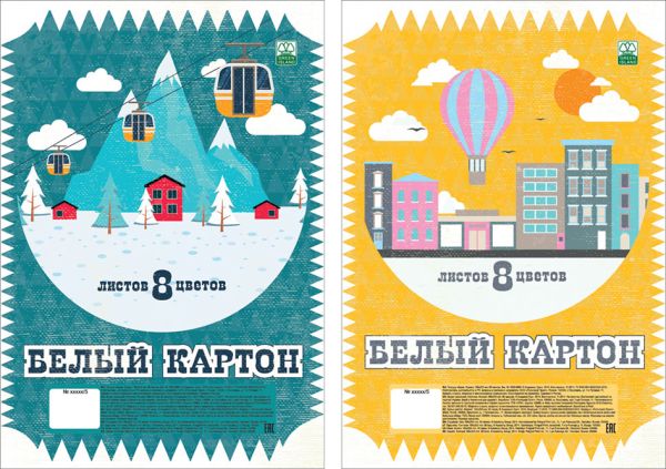 Карт бел д/дет тв 8л скр 198*290 8505/2-EAC ГРИН "Горы; Город" Карт бел д/дет тв 8л скр 198*290 8505/2-EAC ГРИН "Горы; Город"