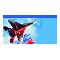 Пенал плоский Самолет, размер 19*10 см, на молнии, полиэстер, 210 ден 88139 Пенал плоский Самолет, размер 19*10 см, на молнии, полиэстер, 210 ден 88139