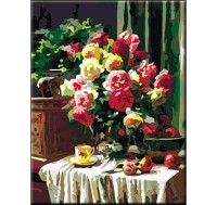 

Раскраска по номерам. Формат А4. НАТЮРМОРТ С ЦВЕТАМИ (Арт. Р-5475)