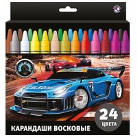Набор воск. каранд. МИР СКОРОСТИ 24 цв. круглые Набор воск. каранд. МИР СКОРОСТИ 24 цв. круглые