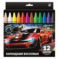 Набор воск. каранд. МИР СКОРОСТИ 12 цв. круглые Набор воск. каранд. МИР СКОРОСТИ 12 цв. круглые