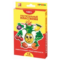 Пластилин растительный КРОХА 10 цв. Пластилин растительный КРОХА 10 цв.