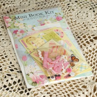 

Скрапбукинг. Розочки на голубом - Фотоальбом mini - набор д/скрапбукинга (MBK001)