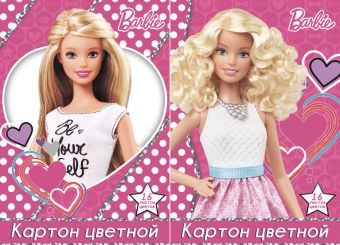 Карт цв д/дет тв 16цв 16л(4мет, 4 флю) Папка 198*290 B954/2-EAC ВД лак Barbie Карт цв д/дет тв 16цв 16л(4мет, 4 флю) Папка 198*290 B954/2-EAC ВД лак Barbie