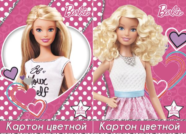Карт цв д/дет тв 16цв 16л(4мет, 4 флю) Папка 198*290 B954/2-EAC ВД лак Barbie Карт цв д/дет тв 16цв 16л(4мет, 4 флю) Папка 198*290 B954/2-EAC ВД лак Barbie