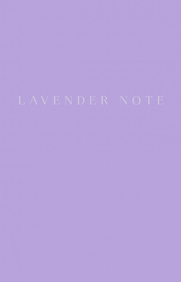 Lavender Note.   .     (  )