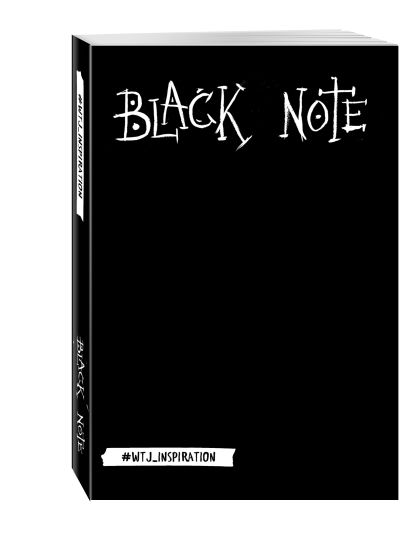 Комплект Black Note: креативный блокнот с черными страницами + 2 белые ручки и белый карандаш WTJ_INSPIRATION - фото 3