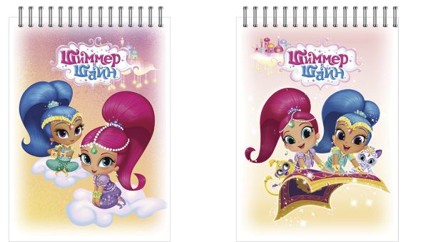 Бл 40л Wсп A6 SS4/2-ЕАС твин УФ Shimmer and Shine Бл 40л Wсп A6 SS4/2-ЕАС твин УФ Shimmer and Shine