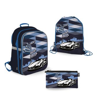 SKEB-UT9-866-SET31 Набор школьника. Рюкзак эргономичный. Пенал для канцелярских принадлежностейю Мешок для обуви. Размер: 39 х 28 х 15 см.Seventeen SKEB-UT9-866-SET31 Набор школьника. Рюкзак эргономичный. Пенал для канцелярских принадлежностейю Мешок для обуви. Размер: 39 х 28 х 15 см.Seventeen