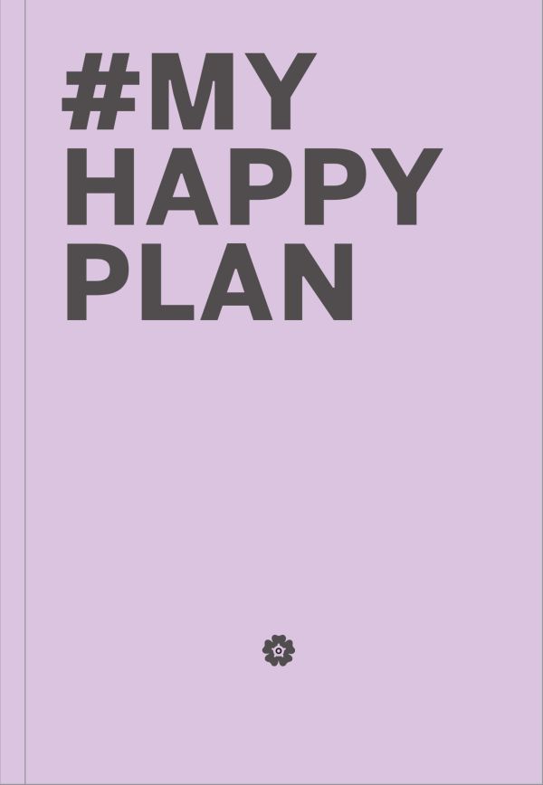 

Блокнот My Happy Plan, 80 листов, лавандовый