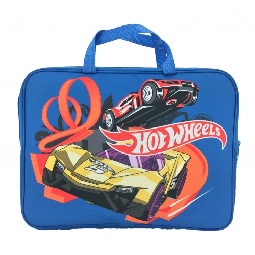 Папка-сумка "Hot Wheels", с ручкой, формат А4, текстильная 88612 Папка-сумка "Hot Wheels", с ручкой, формат А4, текстильная 88612