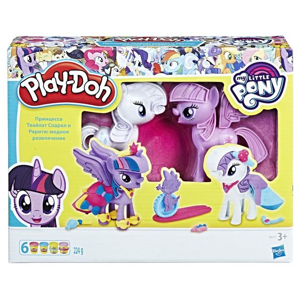 

Play-Doh Игровой набор "Твайлайт и Рарити" (B9717)
