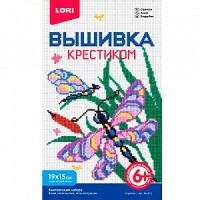 

Вышивка крестиком мулине "Стрекозы"