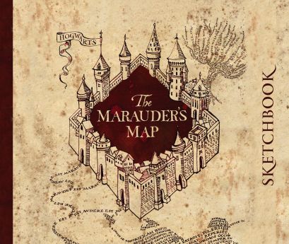 Скетчбук. Гарри Поттер. Карта мародеров (твердый переплет, 96 стр., 240х200 мм) - фото 1