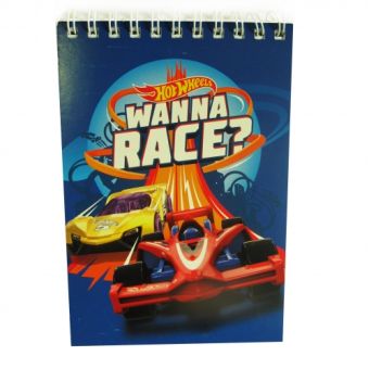 Блокнот "Hot Wheels", формат А6, 60 листов, на спирали, клетка 88766 Блокнот "Hot Wheels", формат А6, 60 листов, на спирали, клетка 88766